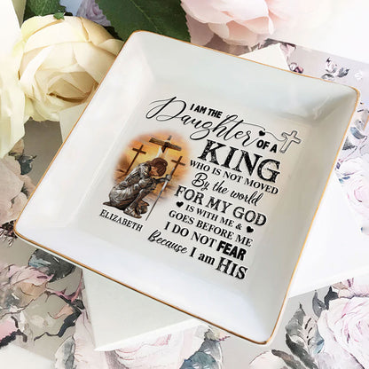 Daughter Of A King | Personalized Jewelry Dish