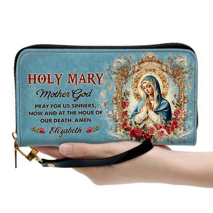 Holy Mary, Mother God | Personalized Clutch Purse