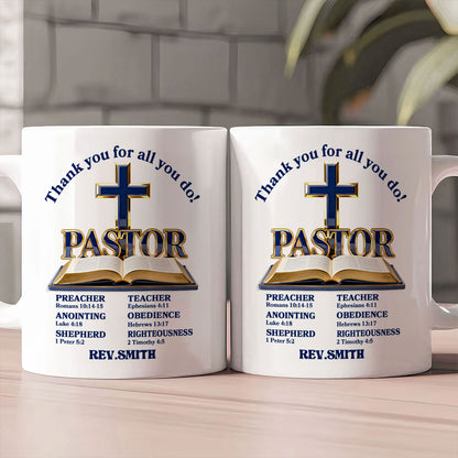 Guided By The Cross | Personalized Ceramic Coffee Mug