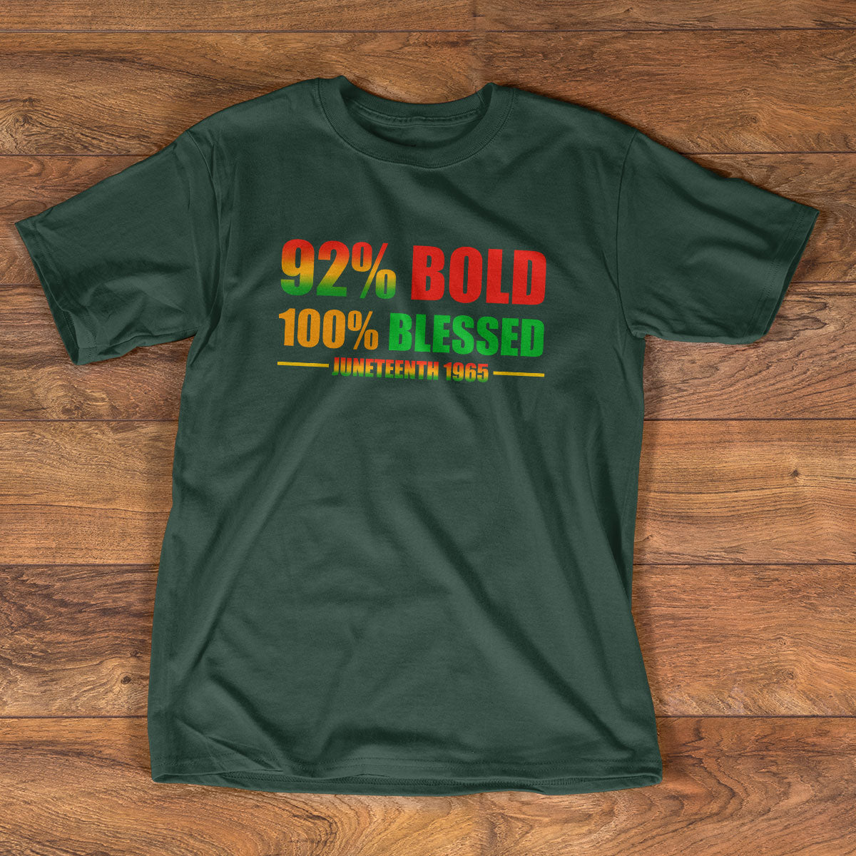 92% Bold 100% Blessed |  2D Unisex T-shirt