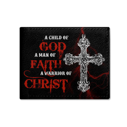 Man Of Faith | Personalized Folded Wallet For Men JSLFWPL2352T