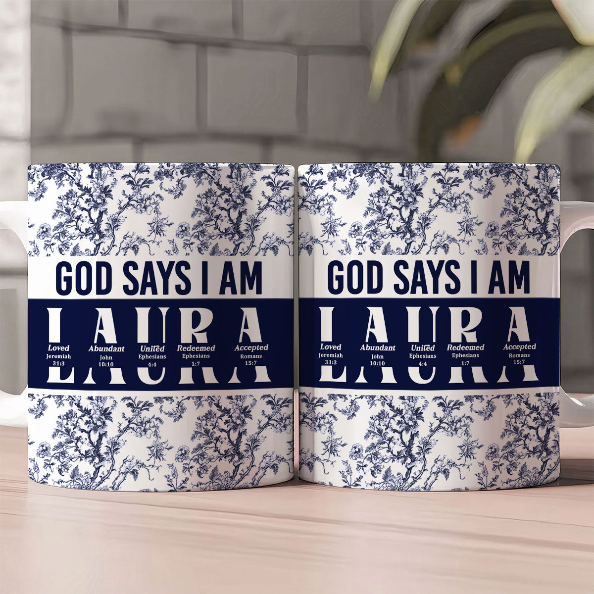 God Says I Am | Personalized Ceramic Coffee Mug