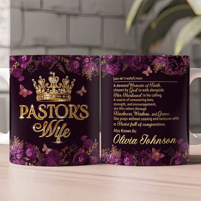 For Pastor’s Wife | Personalized Ceramic Coffee Mug