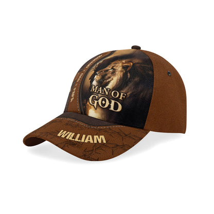 Man Of God Lion | Personalized Classic Cap