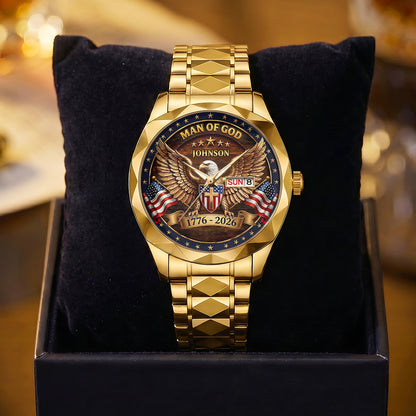 Man Of God | Personalized Men's Wrist Watch