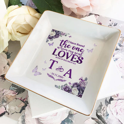 My Soul Loves Song Of Solomon 3:4 | Personalized Jewelry Dish