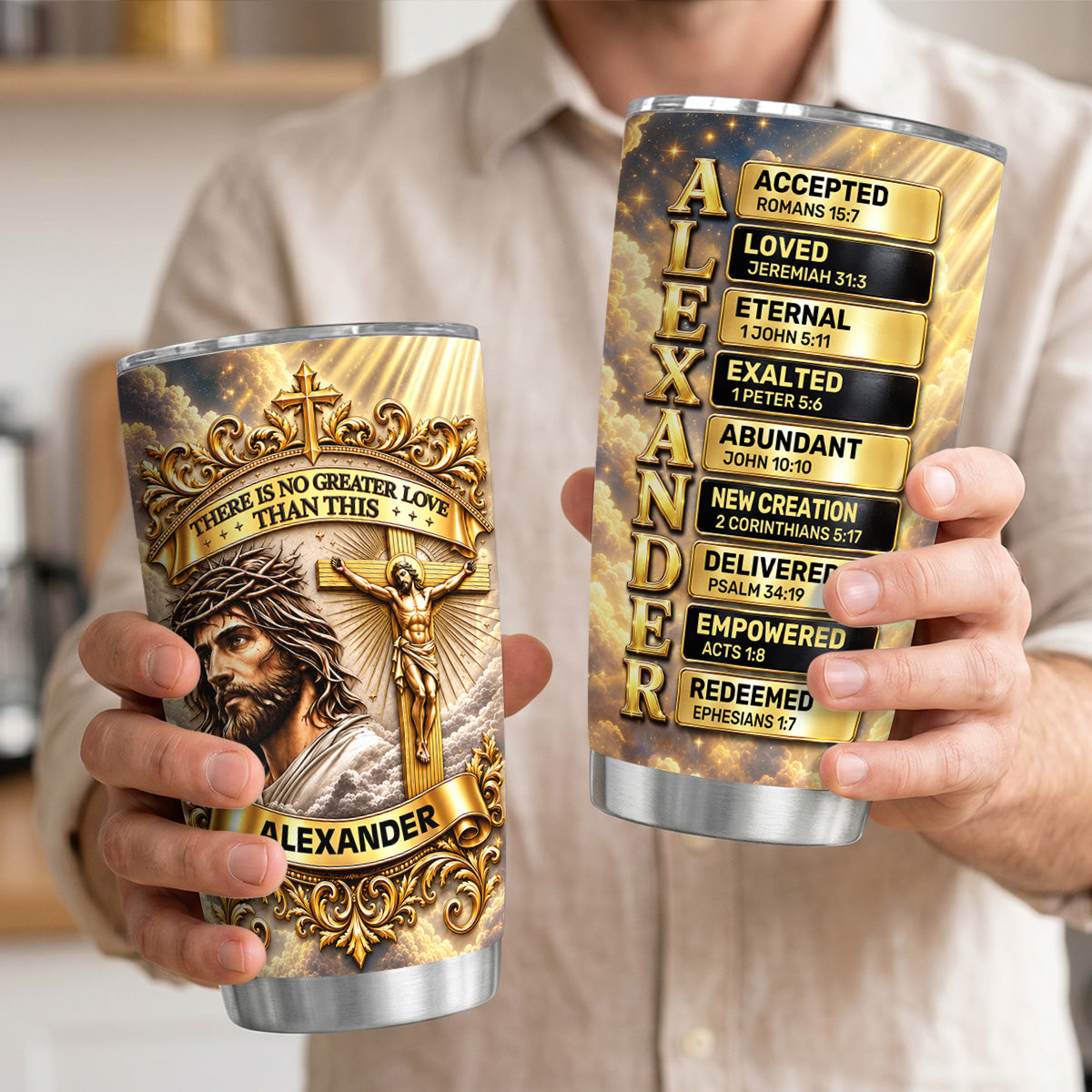 There Is No Greater Gift Than This | Personalized Stainless Steel Tumbler