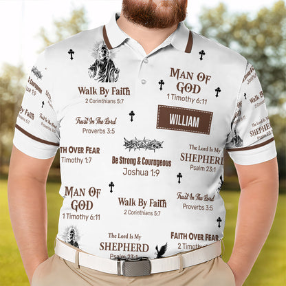 The Lord Is My Shepherd | Personalized Polo Shirt