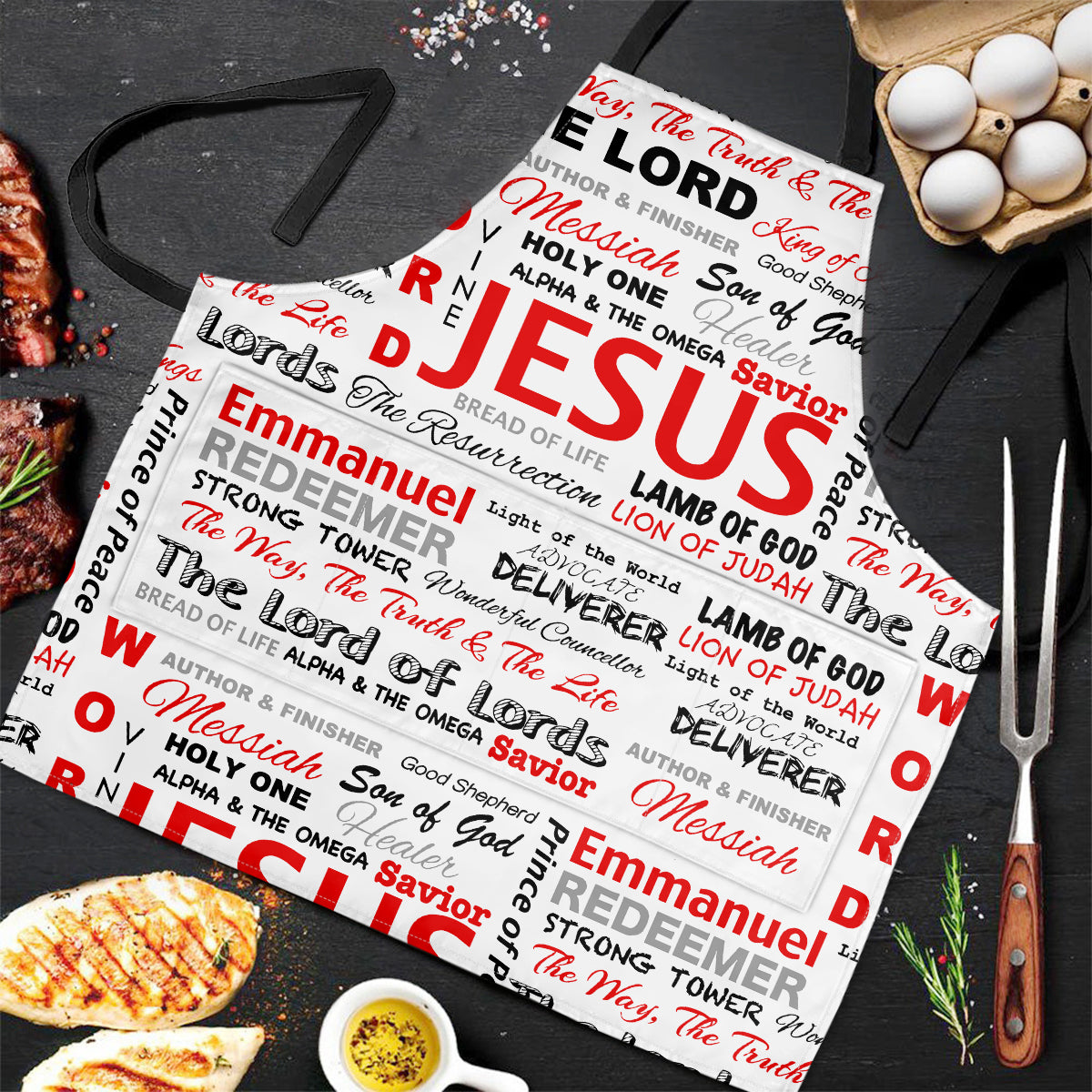 The Lord Of Lords |  Apron With Pocket