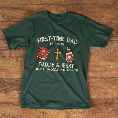 Blessed By God Fueled By Faith | Personalized 2D Unisex T-shirt