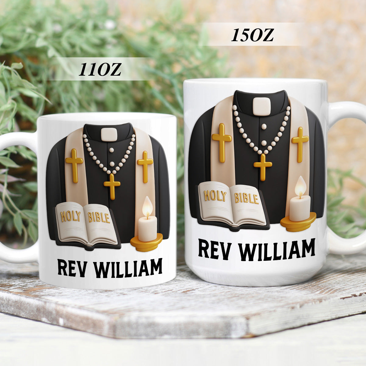 Pastor  | Personalized Ceramic Coffee Mug