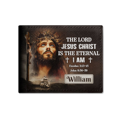 The Lord Jesus Christ Is The Eternal I Am | Personalized Folded Wallet For Men