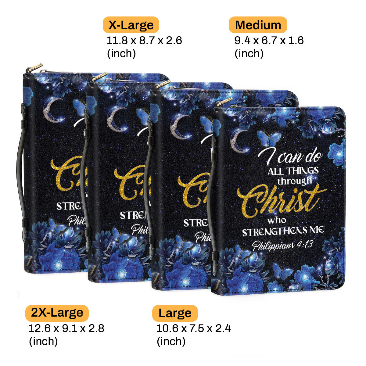 I Can Do All Things Through Christ | Personalized Bible Cover