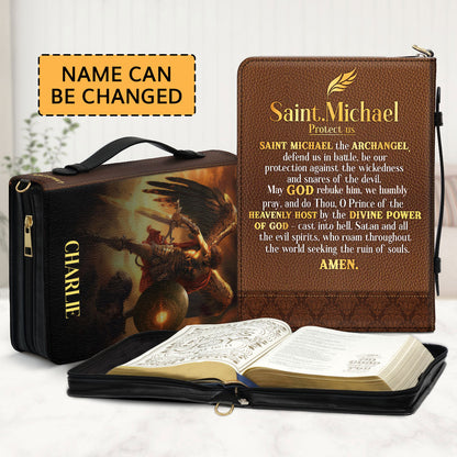 Saint Michael | Personalized Bible Cover JSBCPPA1131M