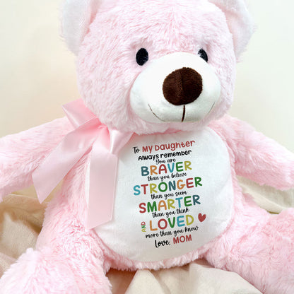 You Are Loved More Than You Know | Personalized Teddy Bear