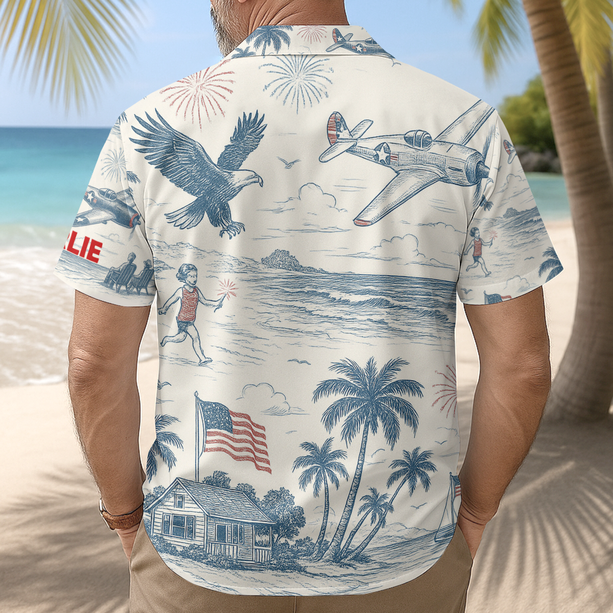 One Nation Under God | Personalized Hawaiian Shirt