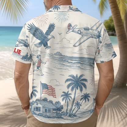 One Nation Under God | Personalized Hawaiian Shirt