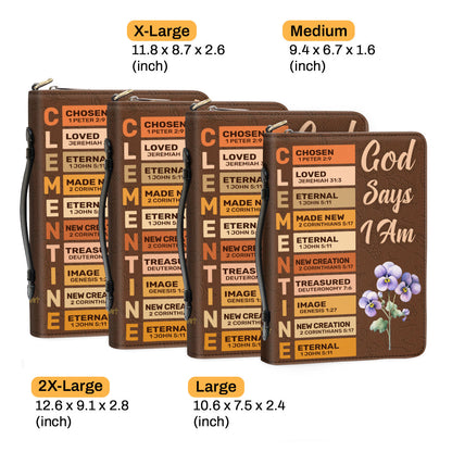 What God Says About You | Personalized Bible Cover JSBCPN2771D