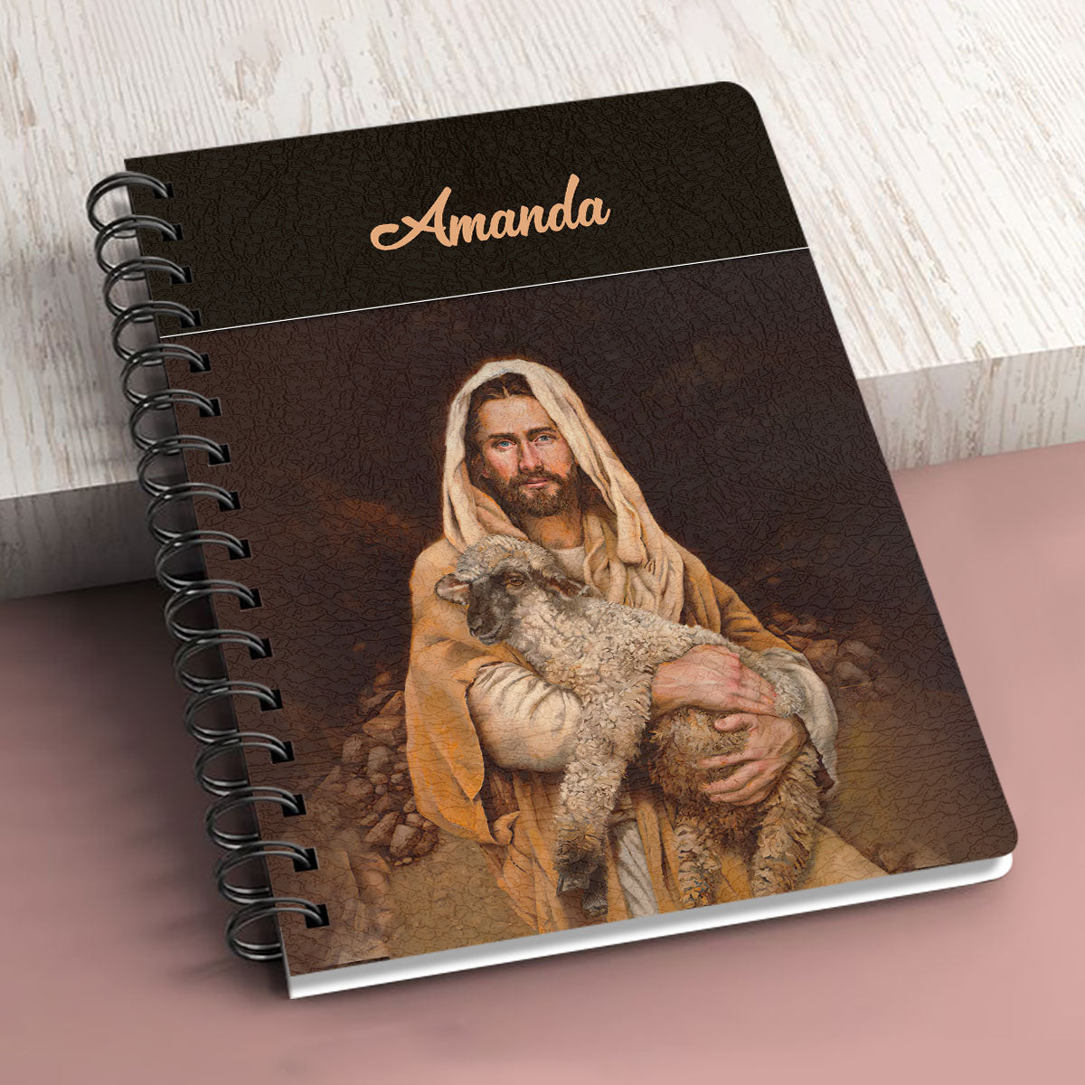 Must-Have Personalized Spiral Journal - He Left The 99 To Rescue Me NUM378