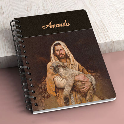 Must-Have Personalized Spiral Journal - He Left The 99 To Rescue Me NUM378