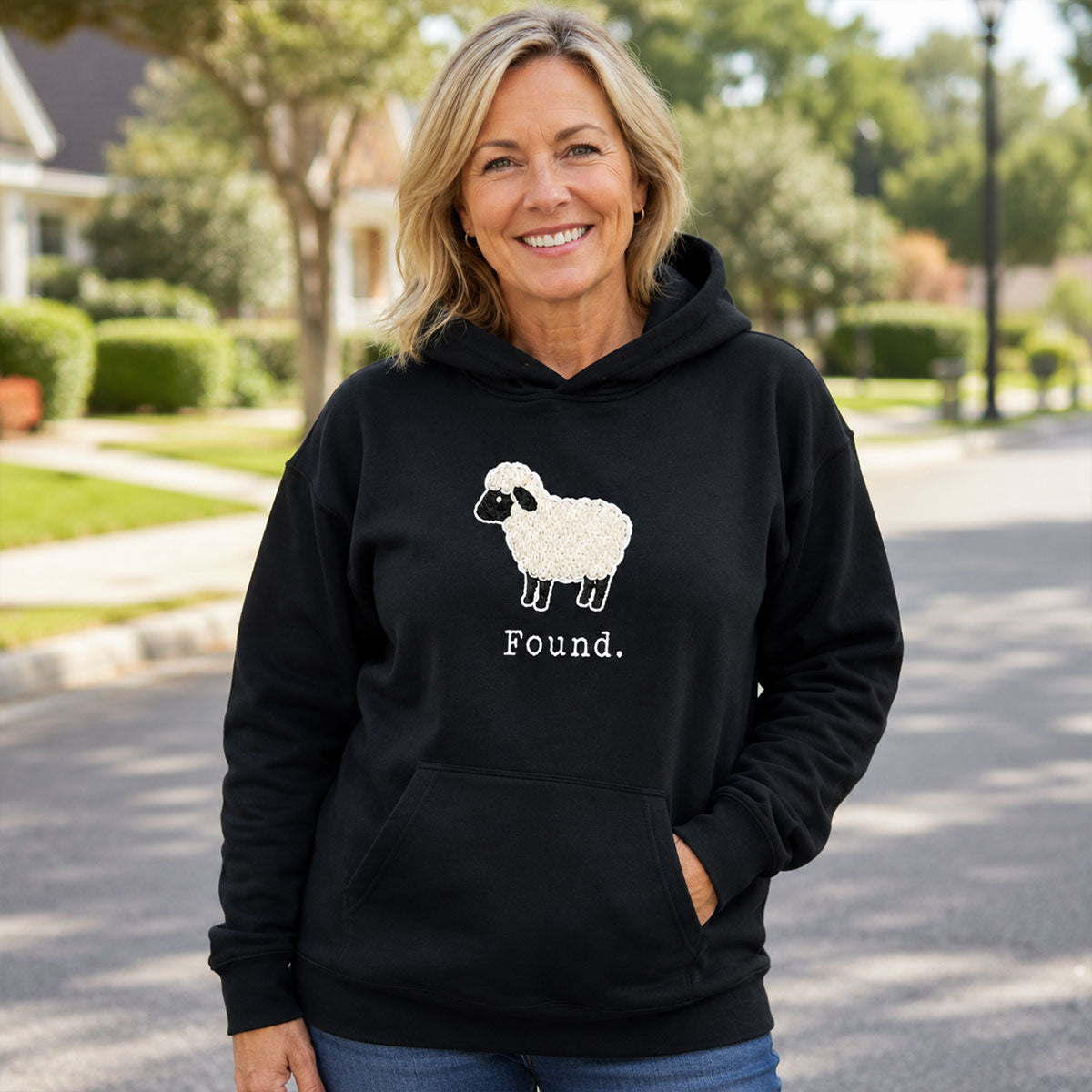 Christian Psalm 23 Lamb |  2D Unisex Hoodies