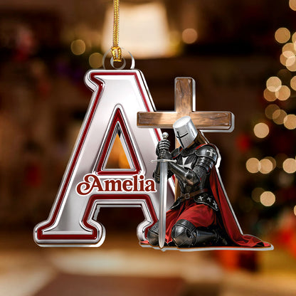 Knight Of God | Personalized 1-Layer Acrylic Ornament