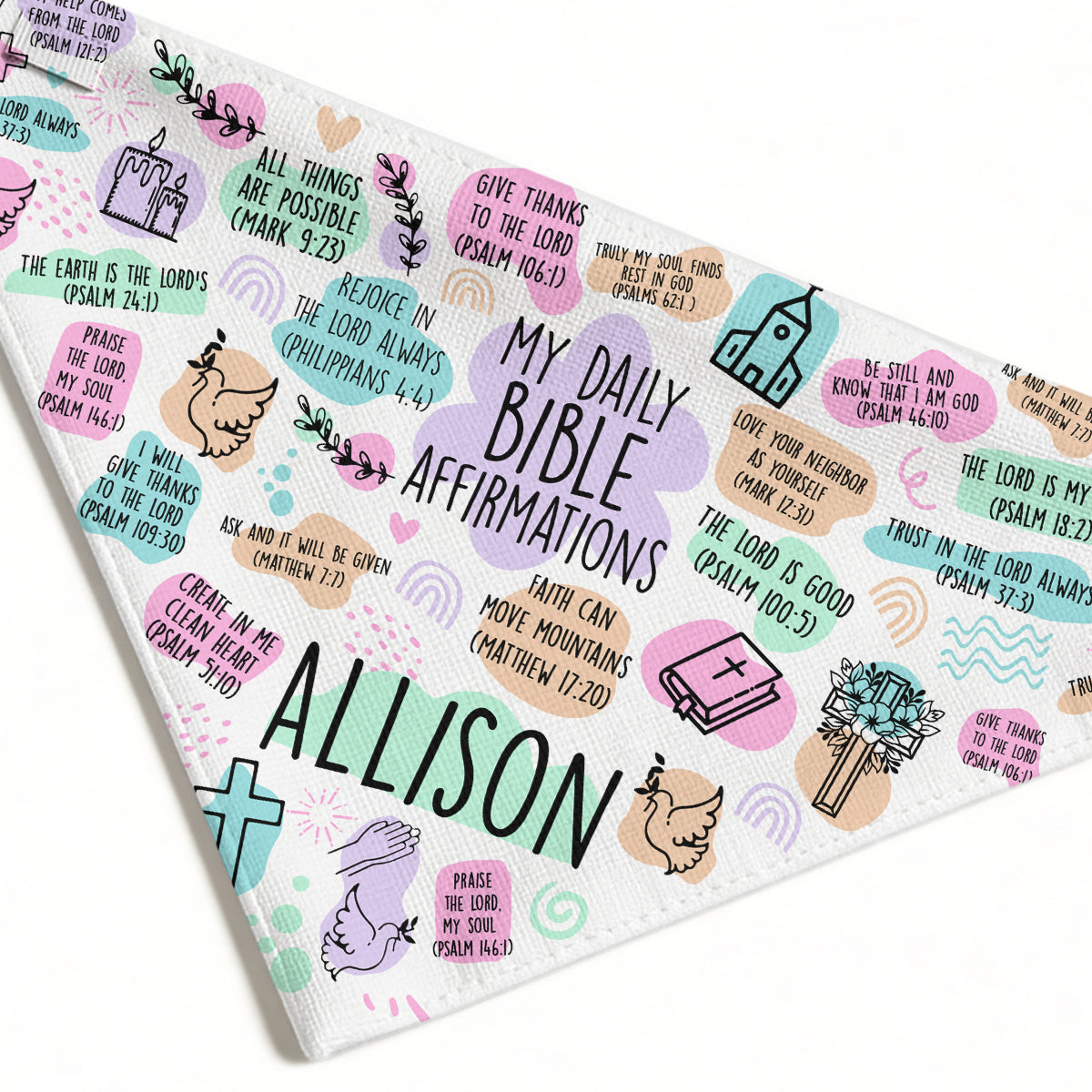 My Daily Bible Affirmations | Personalized Shawl Wrap
