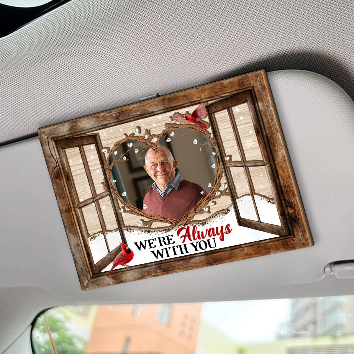 I'm Always With You | Personalized Car Visor Clip