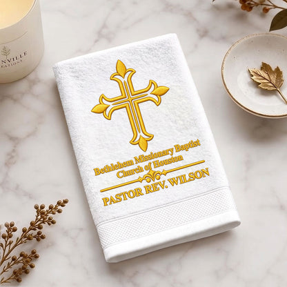 A Servant Called By God | Personalized Embroidered Fingertip Towel