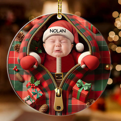 Baby First Christmas | Personalized 1-Side Acrylic Ornament JSACOPN2634M