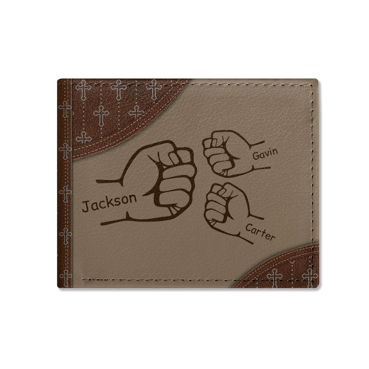 Dad Definition | Personalized Folded Wallet For Men