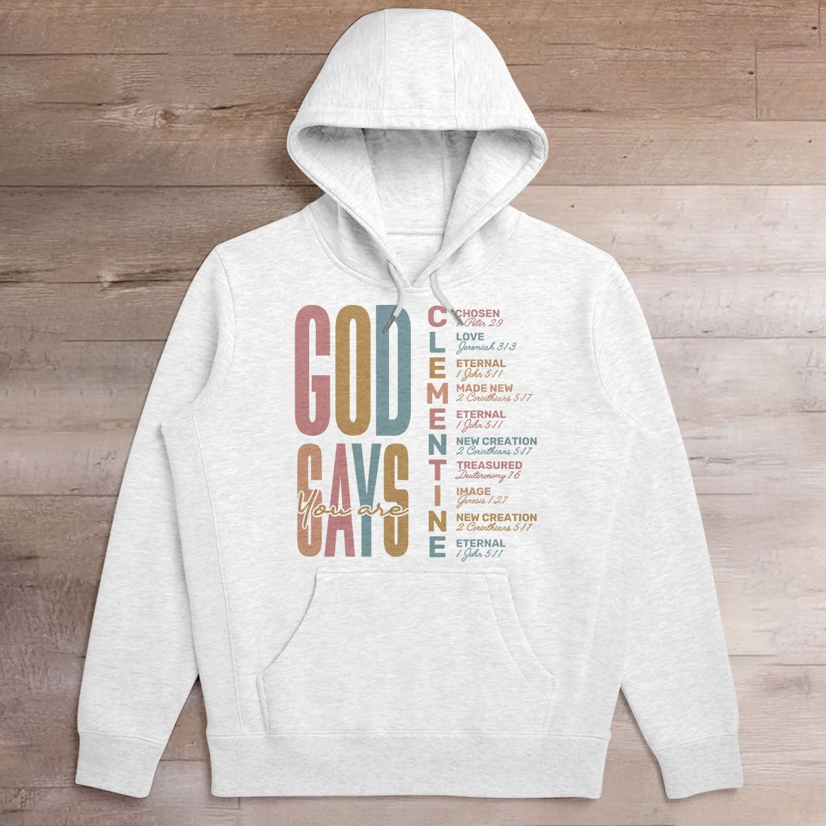 God Says You Are | Personalized Unisex Hoodie