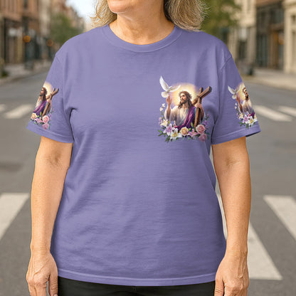 Thank You God For Giving Me The Strength To Keep Going  |  All-Over-Print T-Shirt