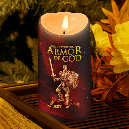 Armor Of God | Personalized Flameless LED Candle