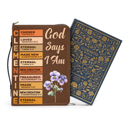 What God Says About You | Personalized Bible Cover JSBCPN2771D