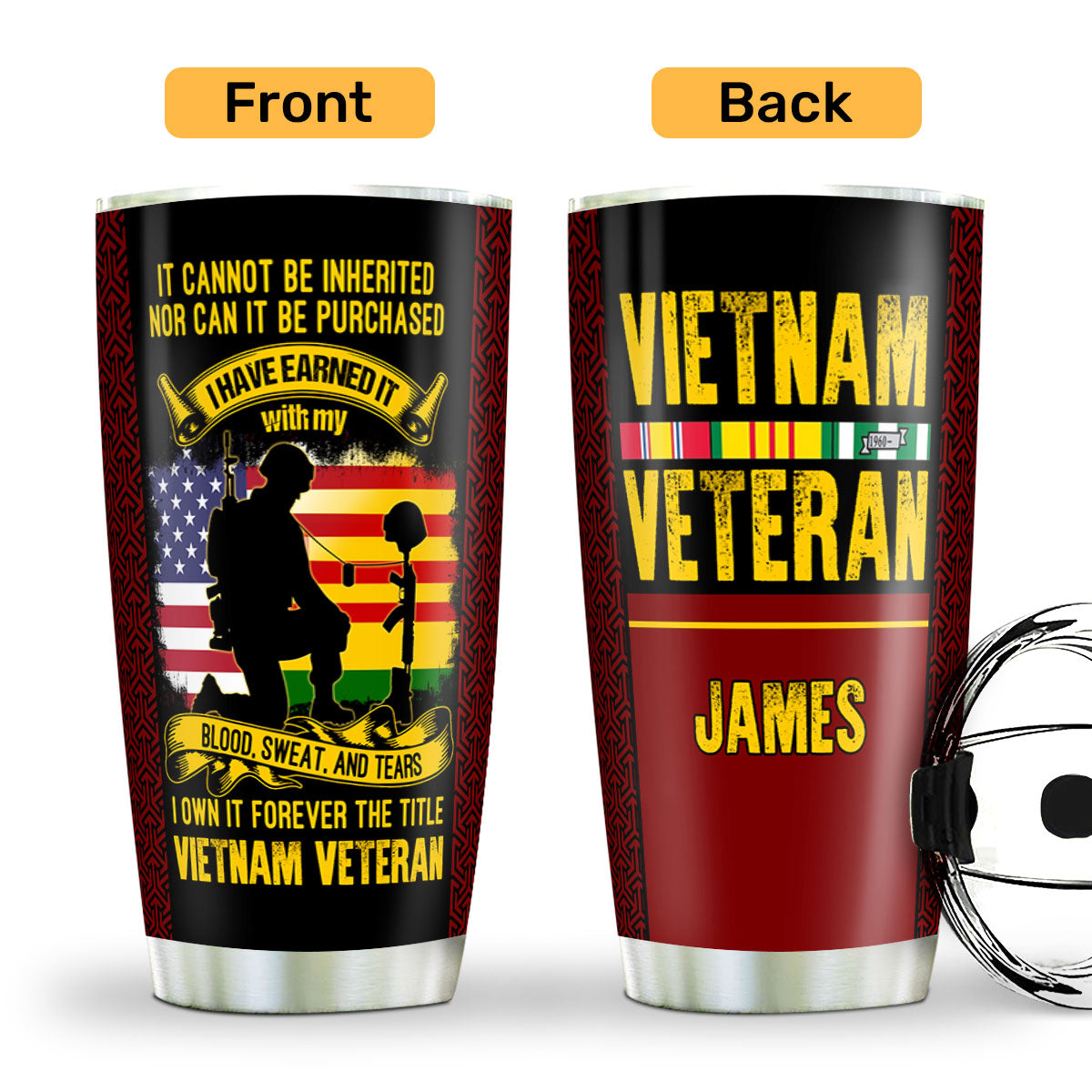 It Cannot Be Inherited Nor Can It Be Purchased | Personalized Stainless Steel Tumbler JSSSTH886