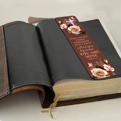 Personalized Rose Wooden Bookmarks - I Have Called You By Name MH09