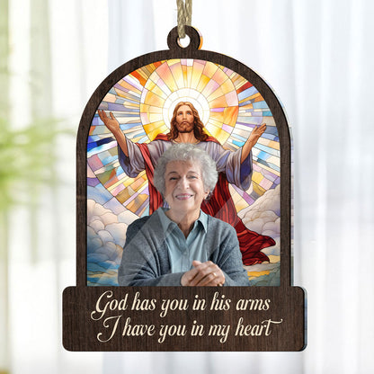 I Have You In My Heart | Personalized Suncatcher Ornament JSSUNOHLL2797TA