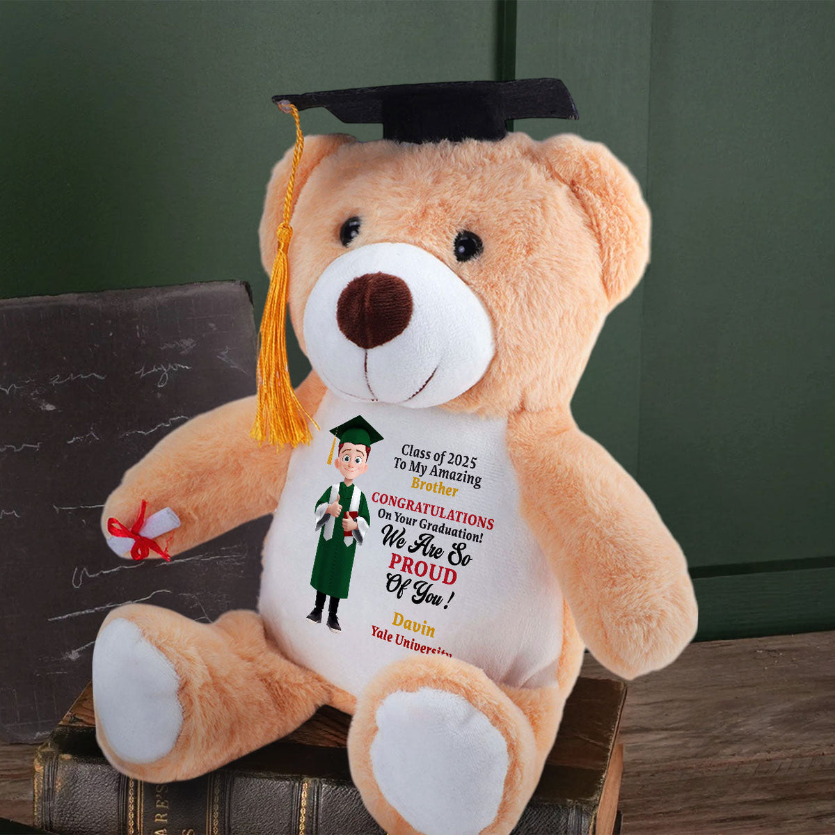 Congratulations On Your Graduation | Personalized Graduation Teddy Bear