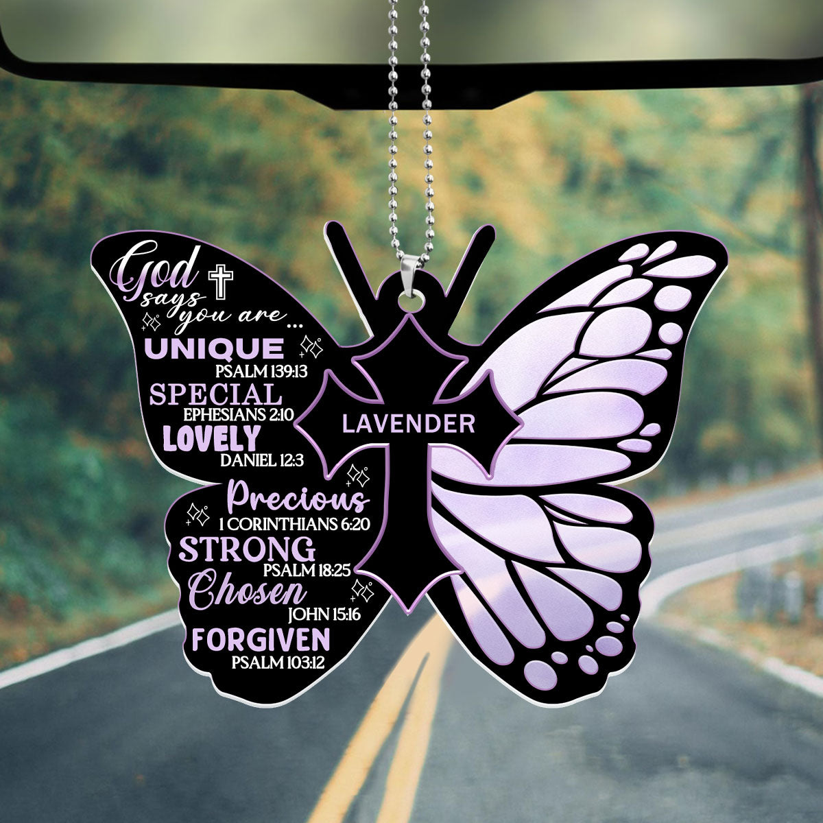 God Says You Are | 1-Side Car Acrylic Hanging Ornament JSUPCHOHLPA1573TA