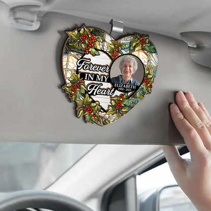 Forever In My Heart | Personalized Car Visor Clip