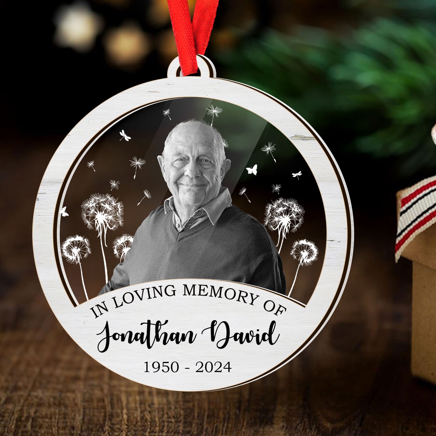 In Loving Memory | Personalized Wood & Acrylic Ornament JSWAOHLL2764T