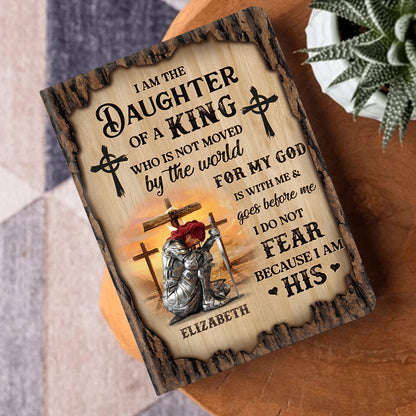 I Am The Daughter Of A King | Personalized Leather Cover Notebook