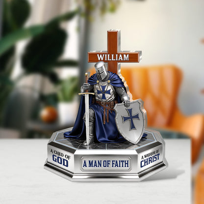 A Man Of God | Personalized Custom Shaped Acrylic Plaque