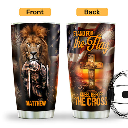 Stand For The Flag | Personalized Stainless Steel Tumbler JSSSTH880