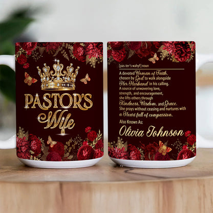For Pastor’s Wife | Personalized Ceramic Coffee Mug