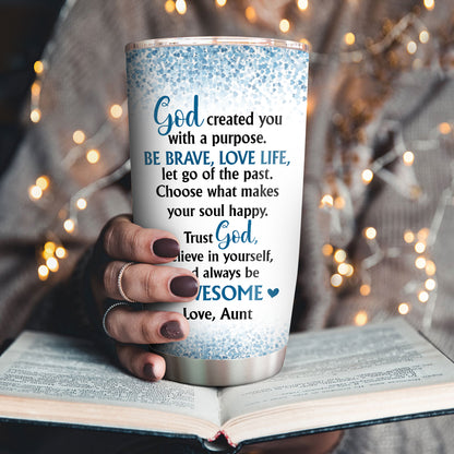 To My Niece | Personalized Stainless Steel Tumbler