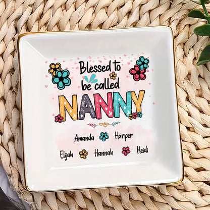 Blessed To Be Called Grandma | Personalized Jewelry Dish JSJDPH1832M