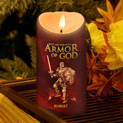 Armor Of God | Personalized Flameless LED Candle