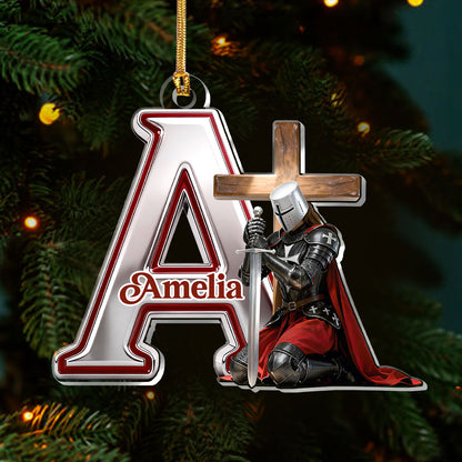 Knight Of God | Personalized 1-Layer Acrylic Ornament